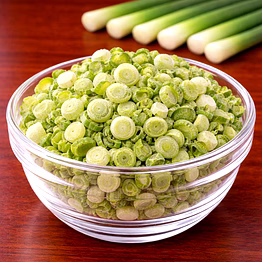 nutrajun premium freeze dried spring onion flakes – natural dried vegetable flakes