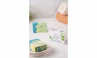 Celestial Water Musk Lime Aloe Vera Cold Process Soap