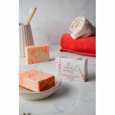 dwira kashmiri kesari cold process soap