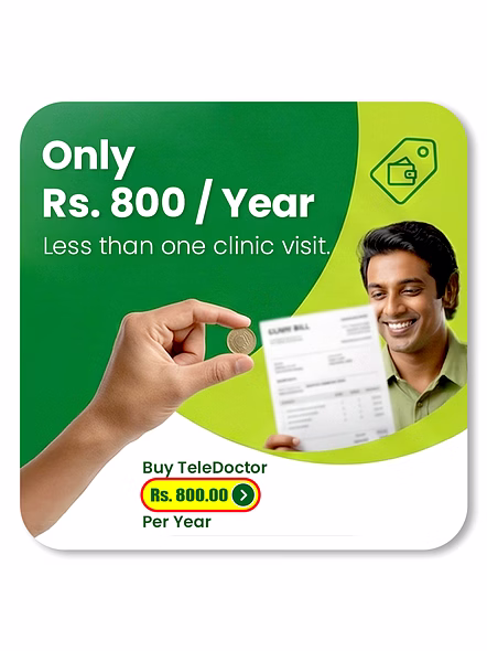 BIMA Doctor Annual TeleDoctor Pass - Unlimited 24/7 Doctor Access – Only Rs. 800 / Year-4