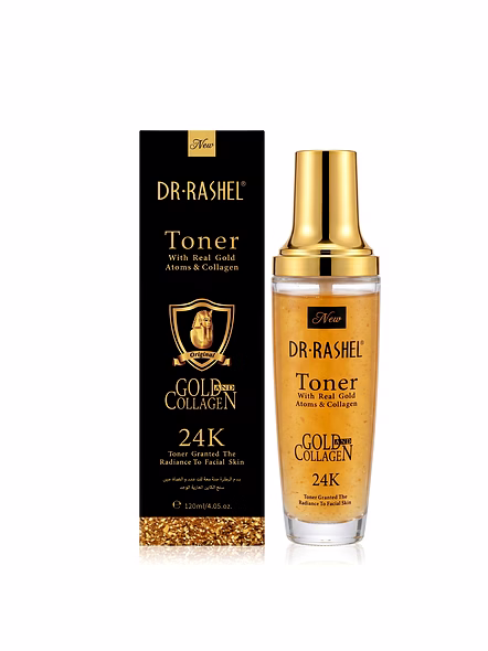 DR RASHEL 24K Gold Collagen Toner 120ml - Hydrating & Pore Refining
