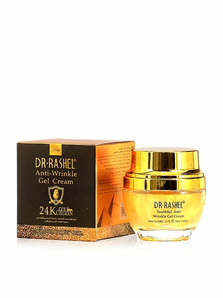 DR RASHEL 24k Gold Collagen Youthful Anti Wrinkle Gel Cream 50ml