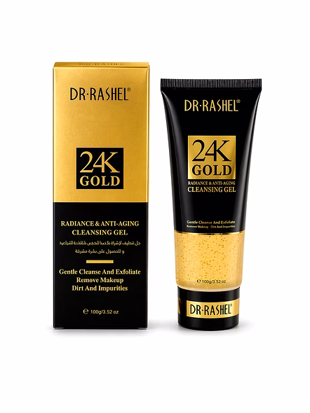 DR RASHEL 24K Gold Radiance &amp; Anti-Aging Cleansing Gel 100ml-SK0011
