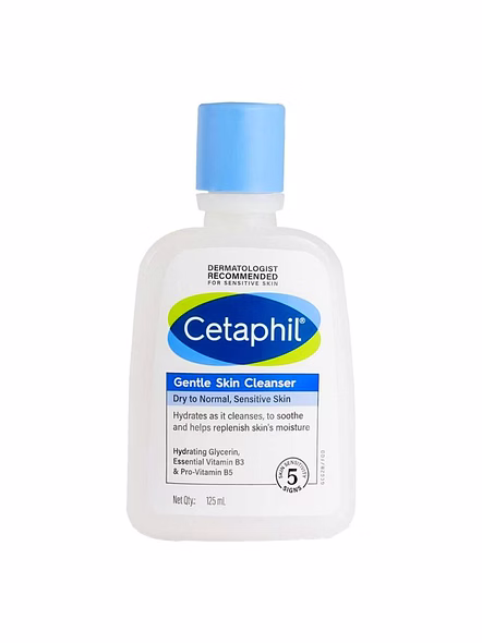 Cetaphil Gentle Skin Cleanser 125ml – Soap-Free Daily Face &amp; Body Cleanser-SK0039