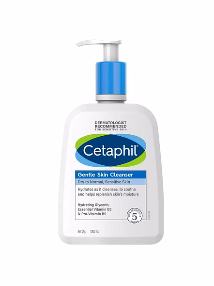 Cetaphil Gentle Skin Cleanser 1000ml (1L) – Economical Daily Skin Cleanser-SK0042