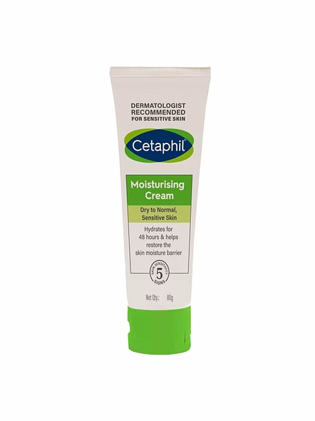 Cetaphil Moisturising Cream 80g – Rich Hydration for Dry &amp; Sensitive Skin-SK0043