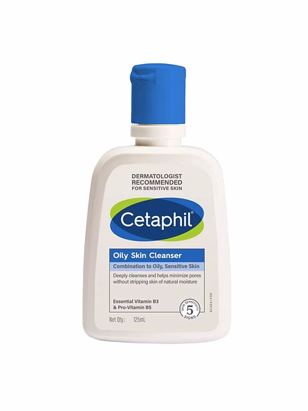 Cetaphil Oily Skin Cleanser 125ml – Oil Control Face Wash for Acne-Prone Skin-SK0045