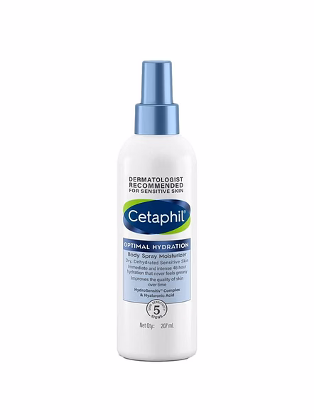 Cetaphil Optimal Hydration Body Spray Moisturizer 207ml – Instant Hydration Mist-SK0047