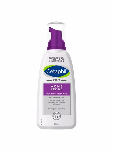 Cetaphil PRO Acne Prone Oil Control Foam Wash 236ml – Acne Control Cleanser-SK0049