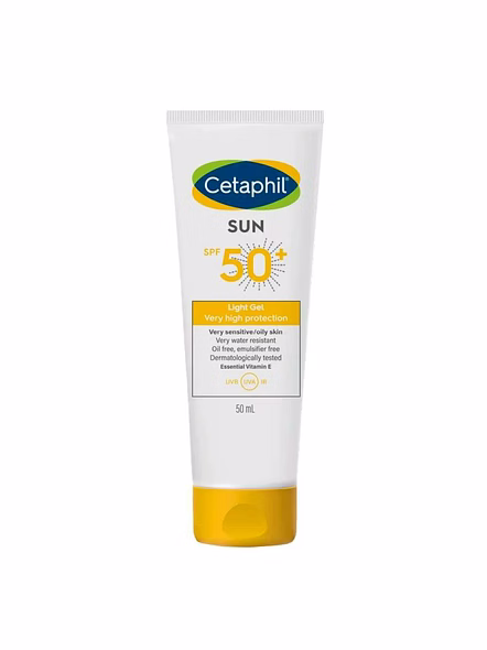 Cetaphil Sun SPF 50+ Light Gel 50ml – Very High UV Protection Gel Sunscreen-SK0052