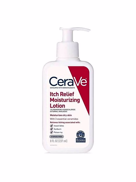 CeraVe Itch Relief Moisturizing Lotion 237ml – Soothing Dry &amp; Itchy Skin Care-SK0067