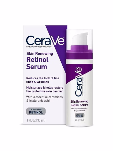 CeraVe Retinol Serum 30ml – Skin Renewal &amp; Radiance Support Serum-SK0076