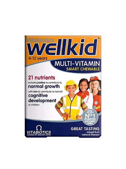 Vitabiotics Wellkid Smart Chewable Tablets 30s – Kids Daily Nutrition Support