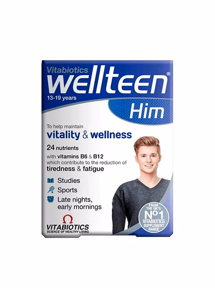 Vitabiotics Wellteen Him 30 Tablets – Teenage Boys Daily Nutritional Support