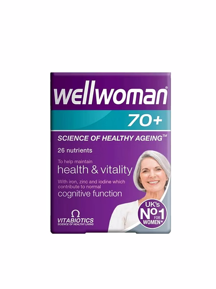Vitabiotics Wellwoman 70+ 30 Tablets – Women's Nutritional Support Over 70