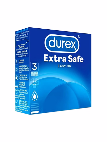 Durex Extra Safe Condoms for Ultimate Reassurance &amp; Comfort – Protective Care-SK0111