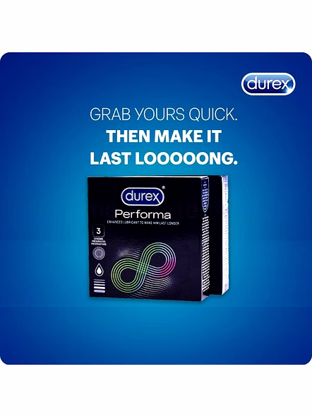 Durex Performa Condoms with Climax-Delay Lubricant – Extended Performance Care-3