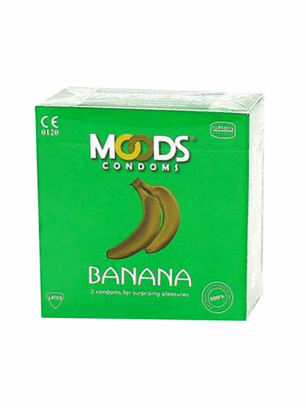 Moods Banana Flavoured Condoms for a Playful, Fruity Encounter – Flavoured Protection-SK0124