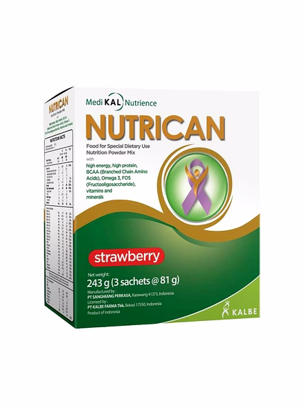 Nutrican Strawberry Flavoured Supplement for Cancer Care Nutrition (243g)-1