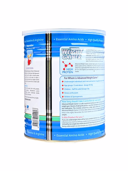 Advanced Weight Gainer with High-Calorie, High-Protein Formula (500g)-1