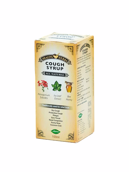 Healing Herbs All Natural Cough Syrup for Soothing Relief (100ml)-2