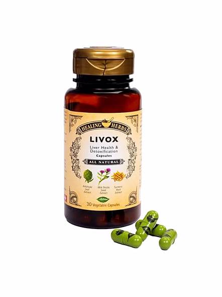 Livox Capsules for Natural Liver Protection &amp; Detoxification Support (30 Capsules)-1
