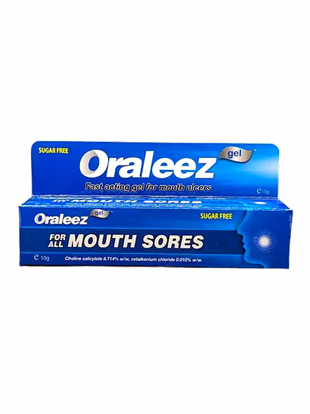 Oraleez Fast-Acting Gel for Soothing Relief from Mouth Ulcers (10g)-SK0192