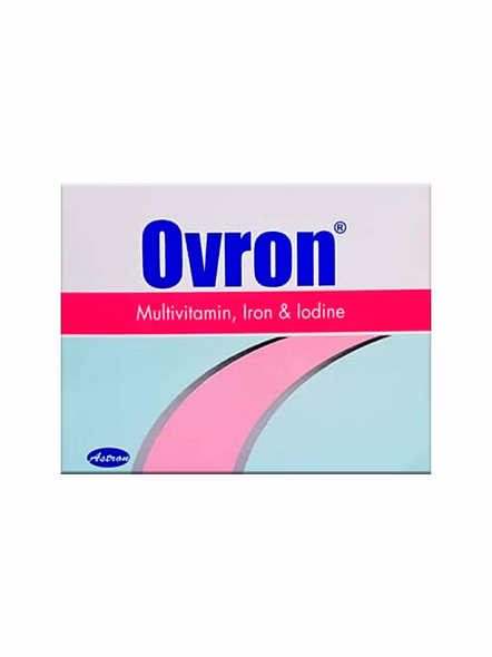 Ovron Daily Multivitamin with Iron &amp; Iodine for Women’s Health (30 Capsules)-SK0199