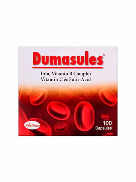 Dumasules Capsules with Iron, B-Complex &amp; Vitamin C for Healthy Blood (10 Capsules)-SK0200