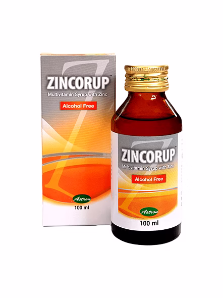 Zincorup Multivitamin Syrup with High-Potency Zinc for Immunity (100ml)-SK0211