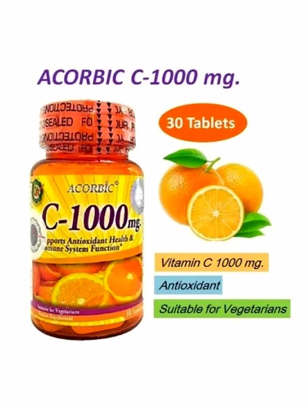 Acorbic C-1000mg (30 tabs)-2
