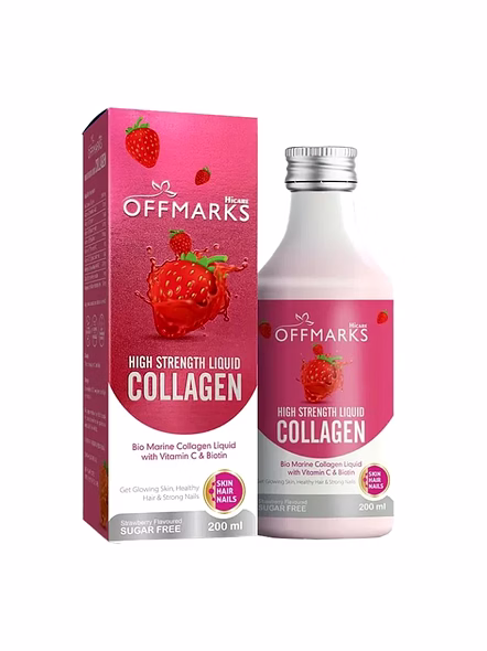 Offmarks High Strength Liquid Collagen (Strawberry Flavored)