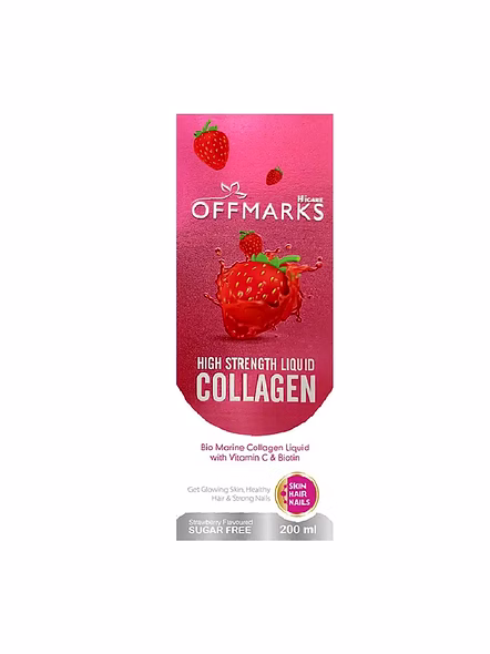 Offmarks High Strength Liquid Collagen (Strawberry Flavored)