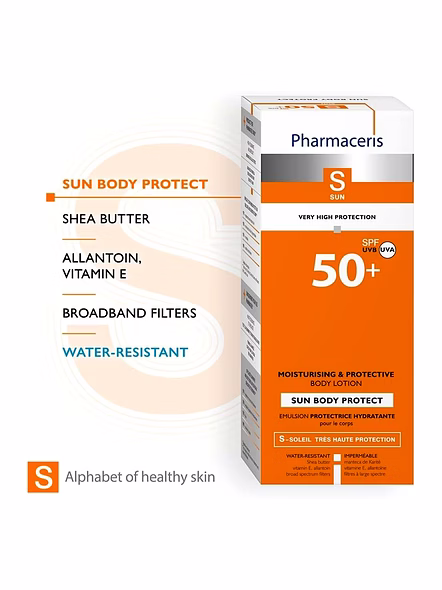 Pharmaceris Moisturising Body Lotion SPF 50+ 150ml – Hydration &amp; UV Care-3