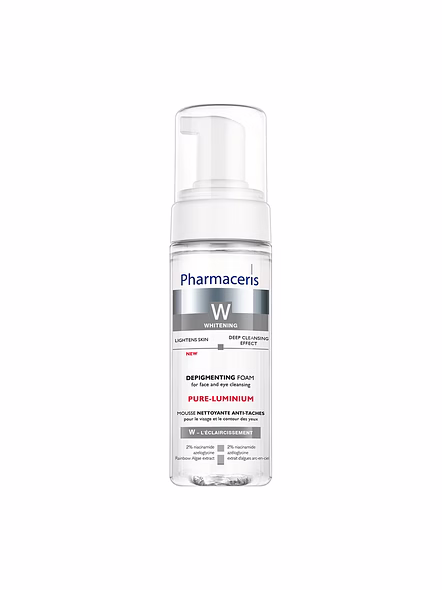 Pharmaceris PURE-LUMINIUM Cleansing Foam 150ml – Face &amp; Eye Cleanser-SK0263