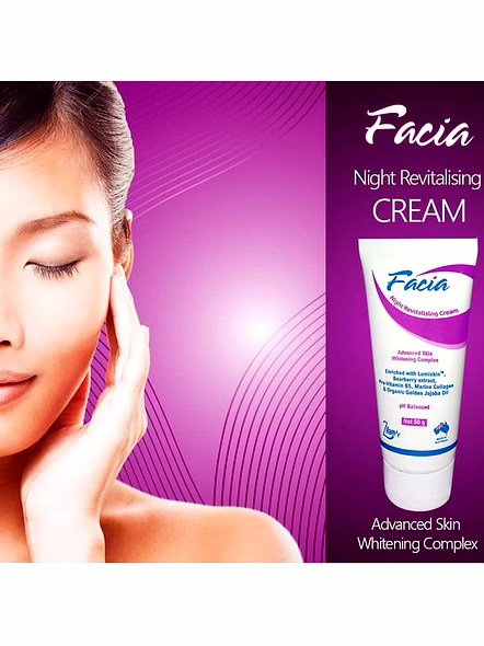 Facia Night Revitalising Cream – Skin Hydration Night Care-1