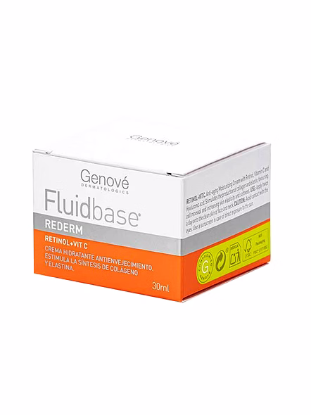 Genove Fluidbase Rederm Cream – Vitamin C + Retinol 30ml