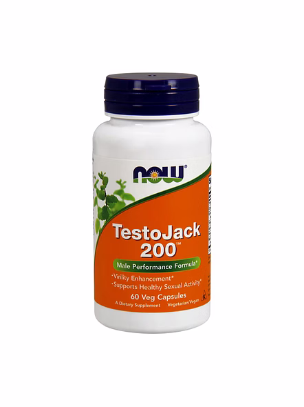 NOW Foods TestoJack 200 – 60 Vcaps-SK0324