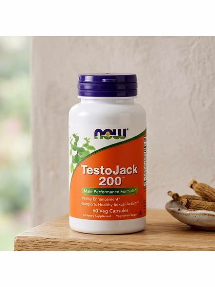 NOW Foods TestoJack 200 – 60 Vcaps-1