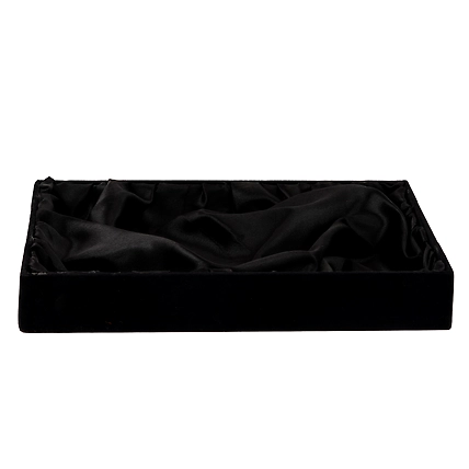 Velvet Wooden Tray - Z Black-12714731