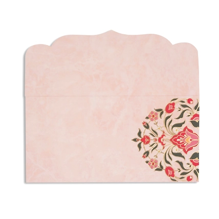 Plain Pink Designer Foil Envelop-12714743