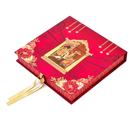 Wedding Theme Red Lawana File Box-12720665