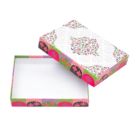 1 Kg Pink Floral Sweet Box-12720683