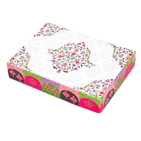1 Kg Pink Floral Sweet Box