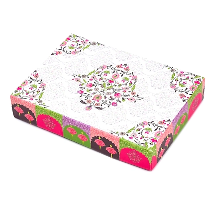 1 Kg Pink Floral Sweet Box-1