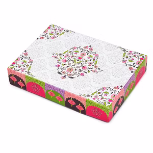 1 Kg Pink Floral Sweet Box
