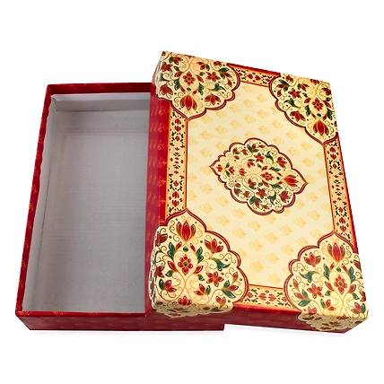 1 Kg Red Floral Sweet Box-1