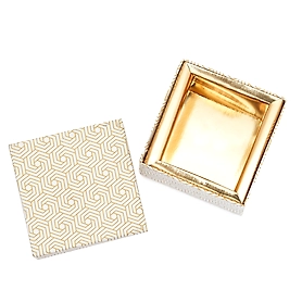 1 Pcs Big Laddoo Box - Golden Jaal