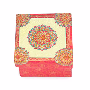 1 Pcs Big Round Circle Laddoo Box - Pink