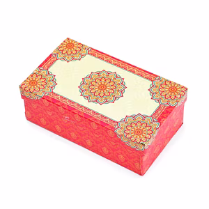 2 Pcs Big Round Circle Laddoo Box - Pink